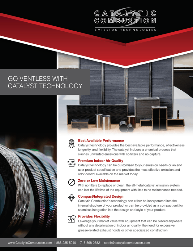 Ventless Emission Control With Catalyst Technology